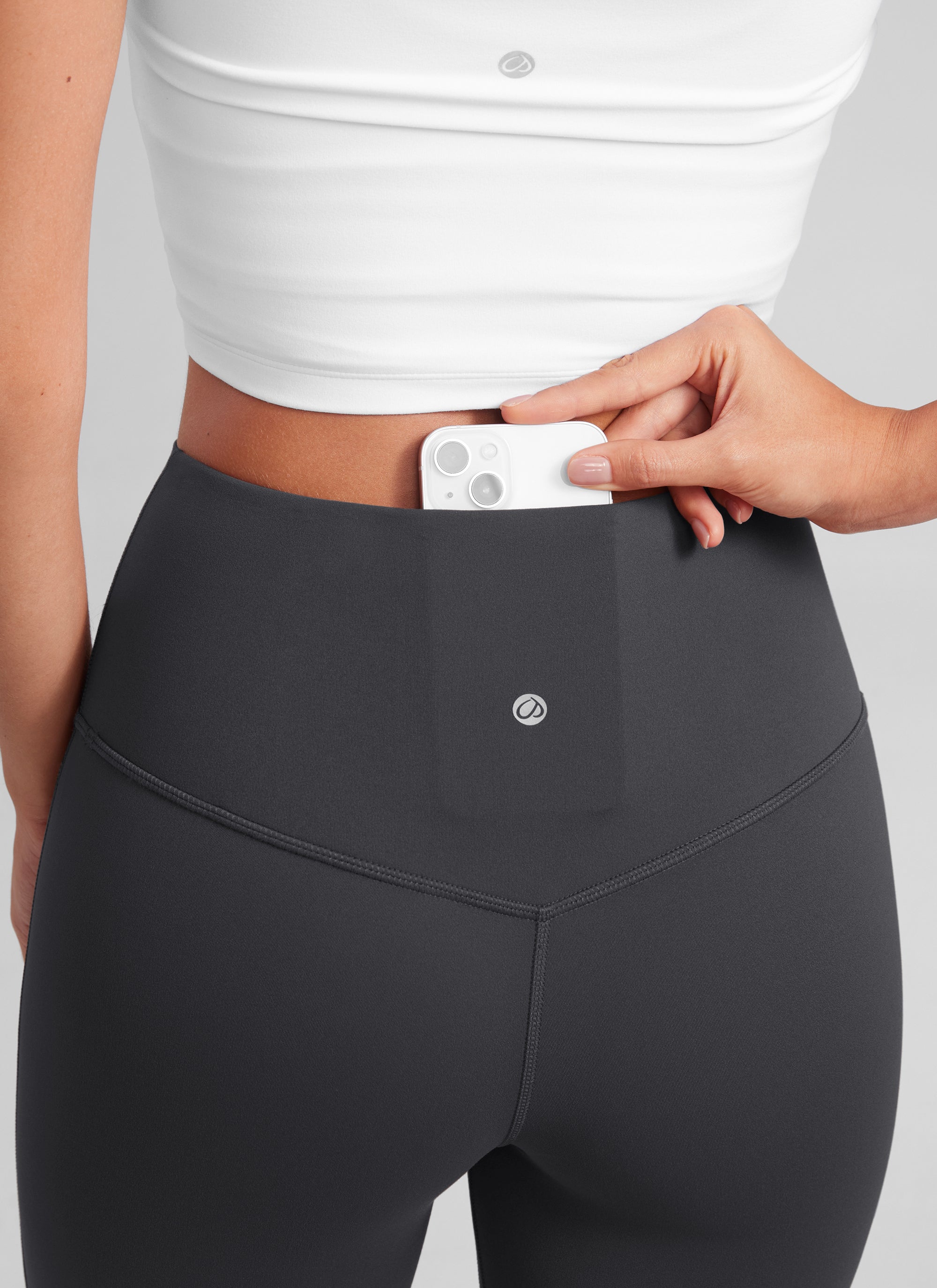 CRZ YOGA Women  Butterluxe High Waist Pockets Mini Flared Leggings 30