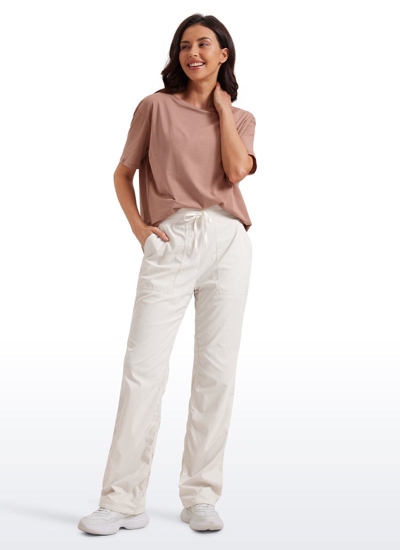 Lightweight Straight Leg Pocket Pant 30