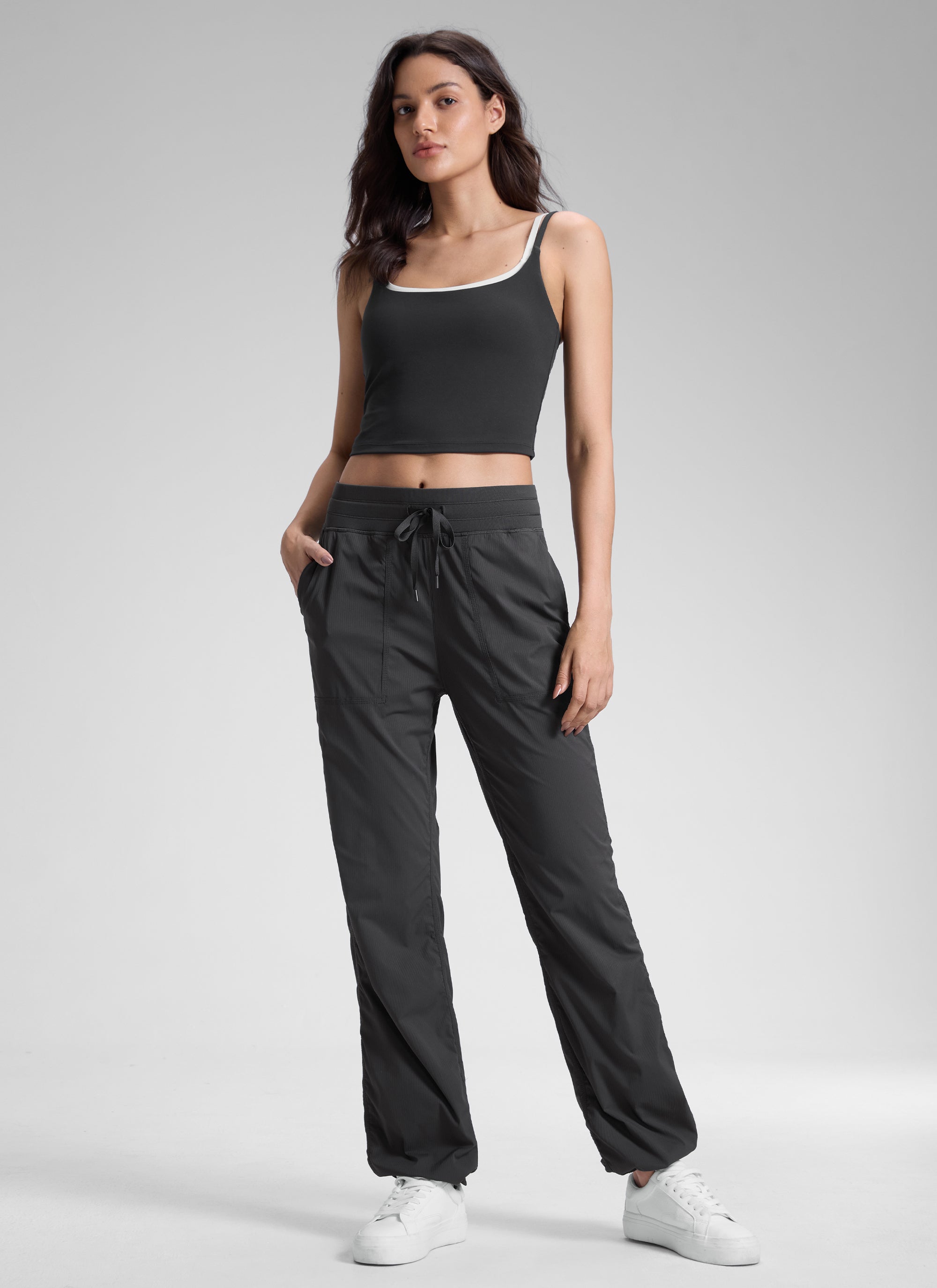 Lightweight Straight Leg Pocket Pant 30