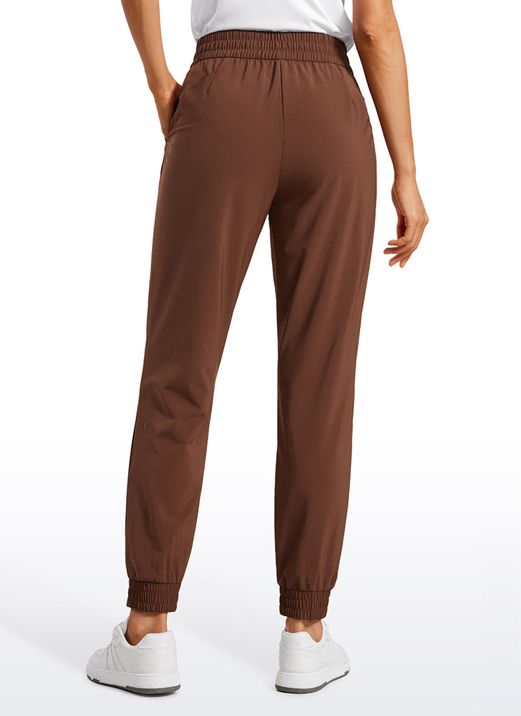 CRZ YOGA Women's Casual Workout Joggers with Pockets 28" Dark Lavender Purple