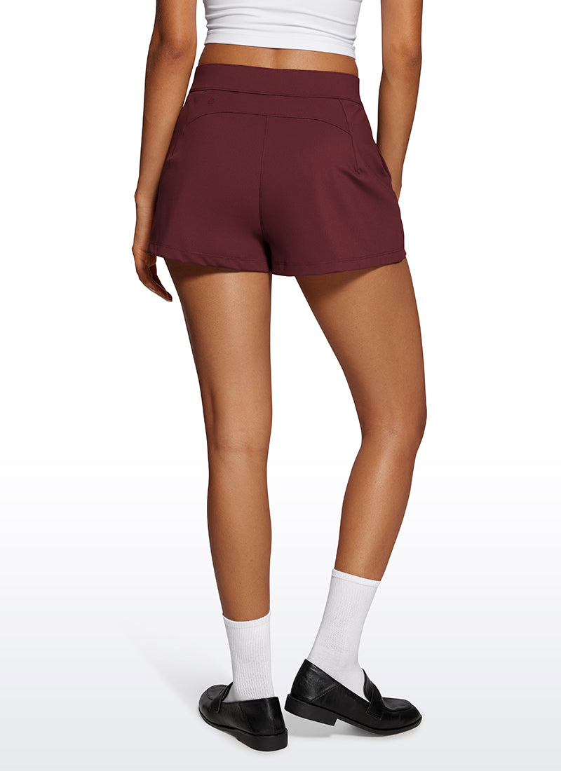 Stretch High-Rise Shorts with Pockets 2.5