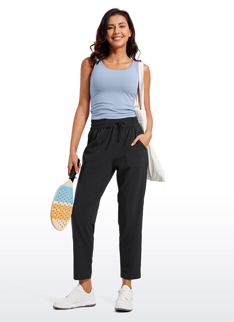 Feathery-Fit Soft Casual Workout Pants with Pockets 27