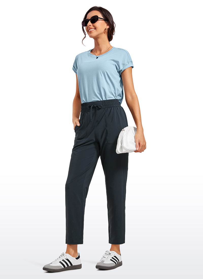 Feathery-Fit Soft Casual Workout Pants with Pockets 27