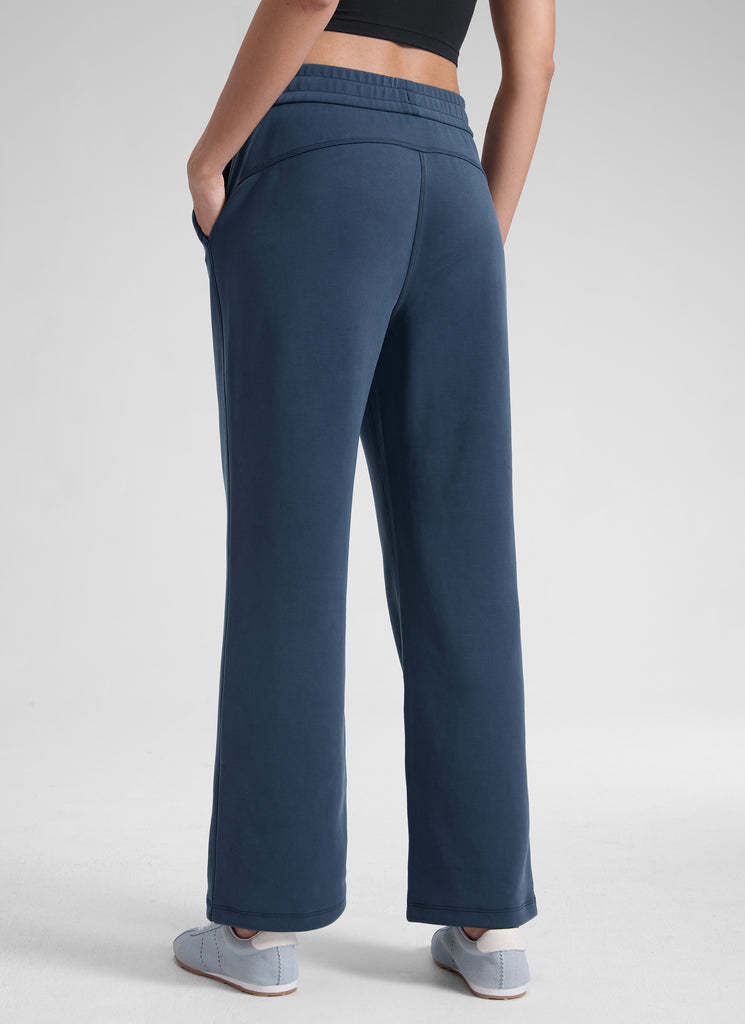 CRZ YOGA  Women's Casual SoftAura Modal High Rise Pocket Sweatpant 29" Hot Fudge Brown