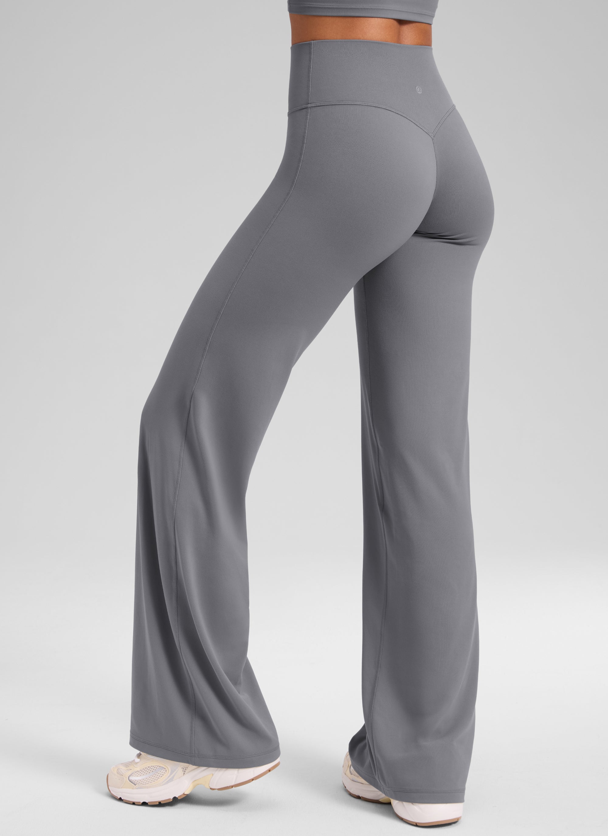 CRZ YOGA Women's Softretch Workout No Front Seam Wide Leg Pant 30