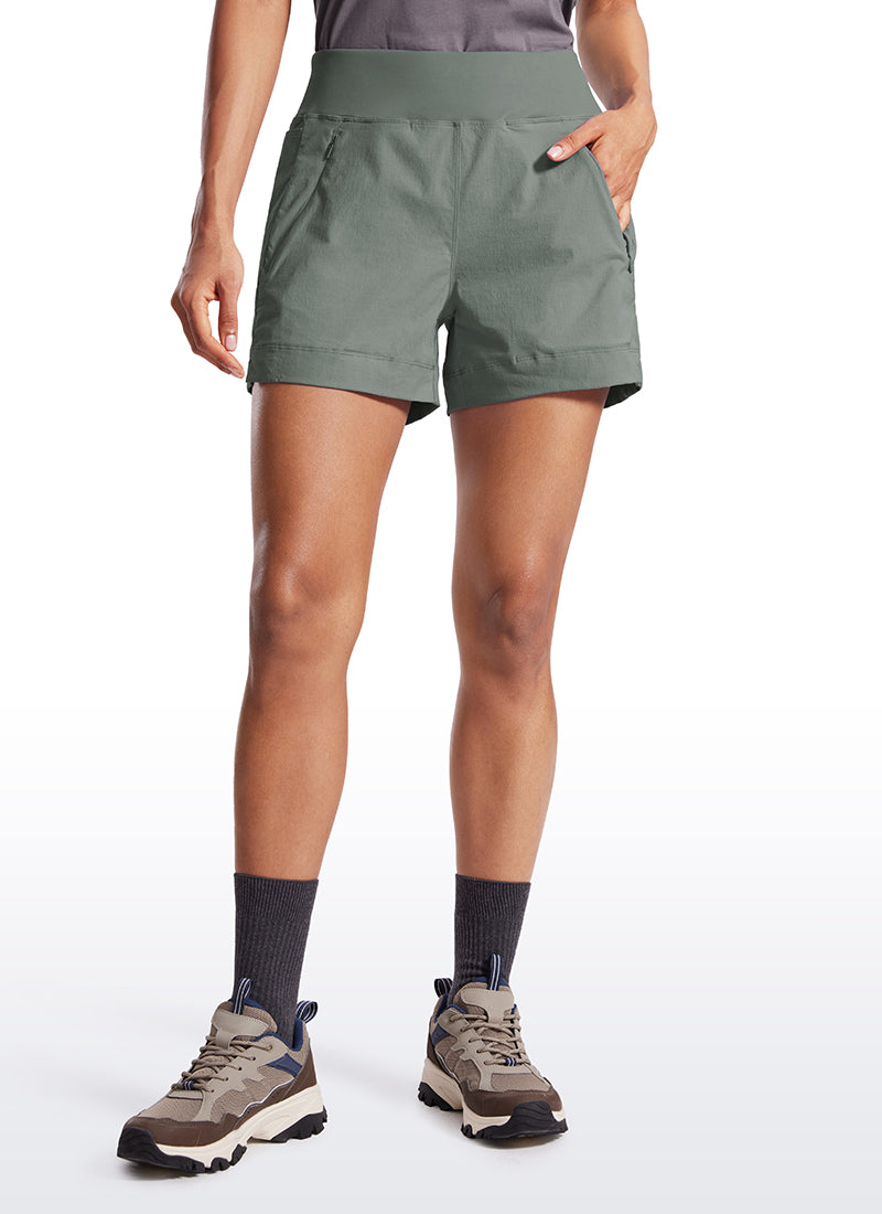 Ripstop Leichte Shorts mit Zip-Taschen 4 '' '