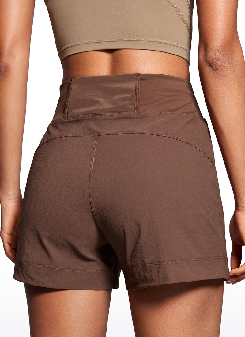 Ripstop Leichte Shorts mit Zip-Taschen 4 '' '