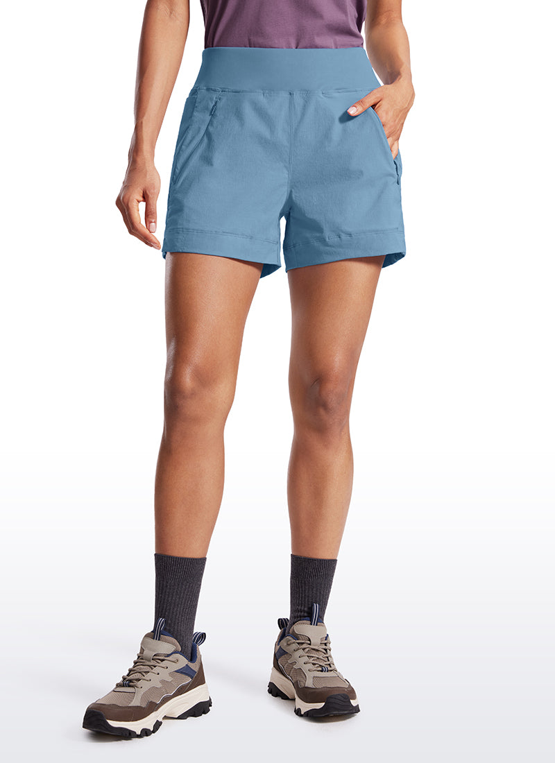 Ripstop Leichte Shorts mit Zip-Taschen 4 '' '