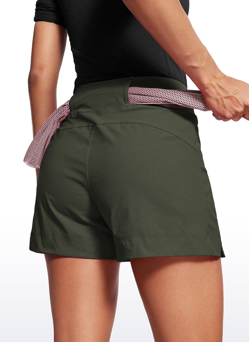 Ripstop Leichte Shorts mit Zip-Taschen 4 '' '