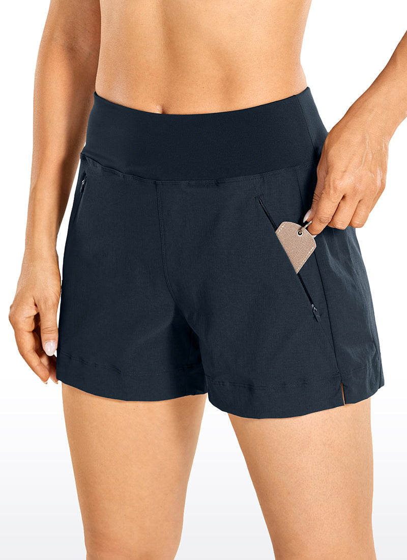 Ripstop Leichte Shorts mit Zip-Taschen 4 '' '