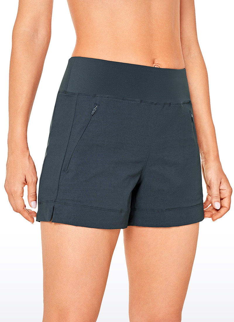 Ripstop Leichte Shorts mit Zip-Taschen 4 '' '