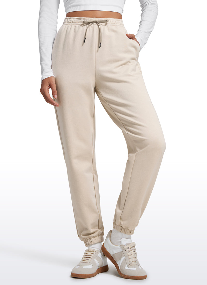 Cotton Fleece Sweatpants Pockets Joggers 28