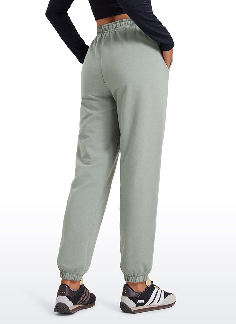 Cotton Fleece Sweatpants Pockets Joggers 28