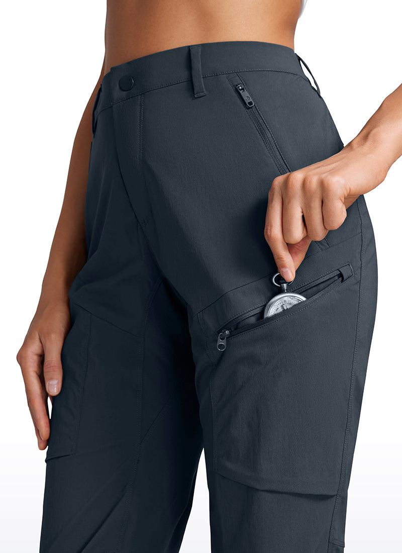 Pantalon de jogging cargo UPF 50+ avec poches zippées 30''