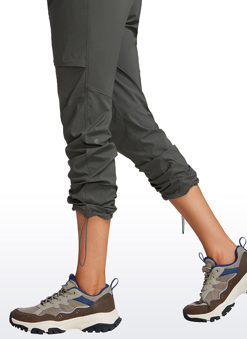 Pantalon de jogging cargo UPF 50+ avec poches zippées 30''