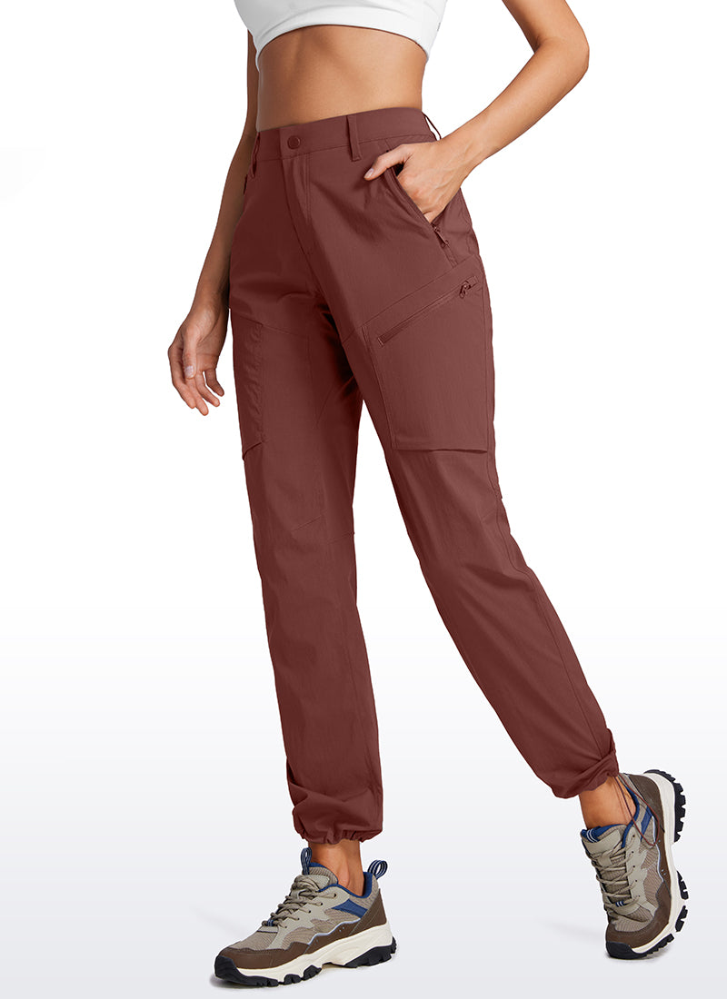 Pantalon de jogging cargo UPF 50+ avec poches zippées 30''