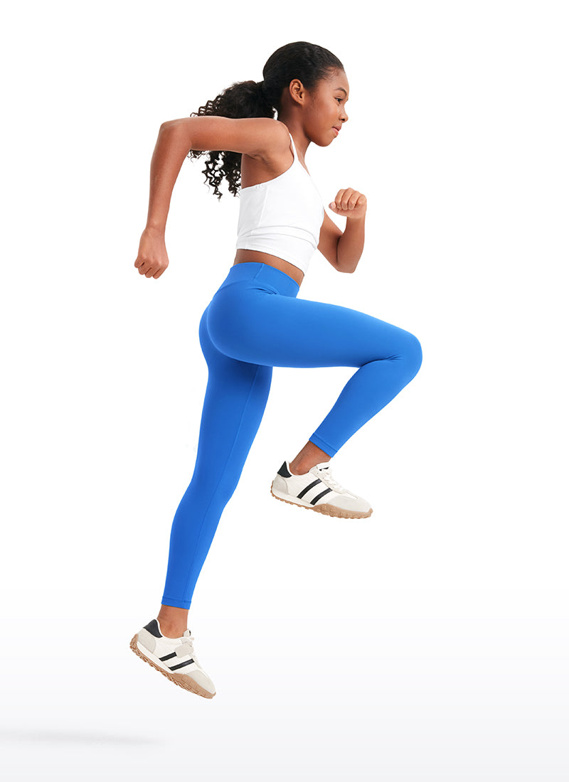 CRZ YOGA Girl's Active Sports Yoga Lounge Butterluxe Yoga Leggings Forest Dark Green