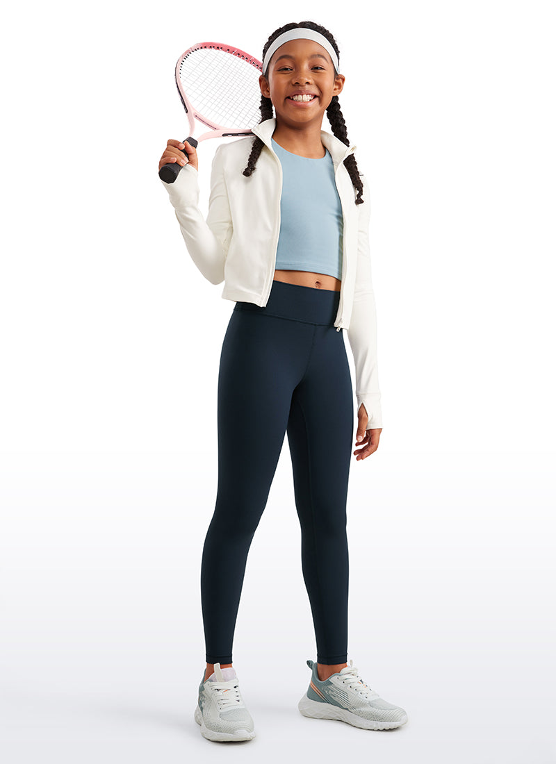 CRZ YOGA Girl's Active Sports Yoga Lounge Butterluxe Yoga Leggings Black