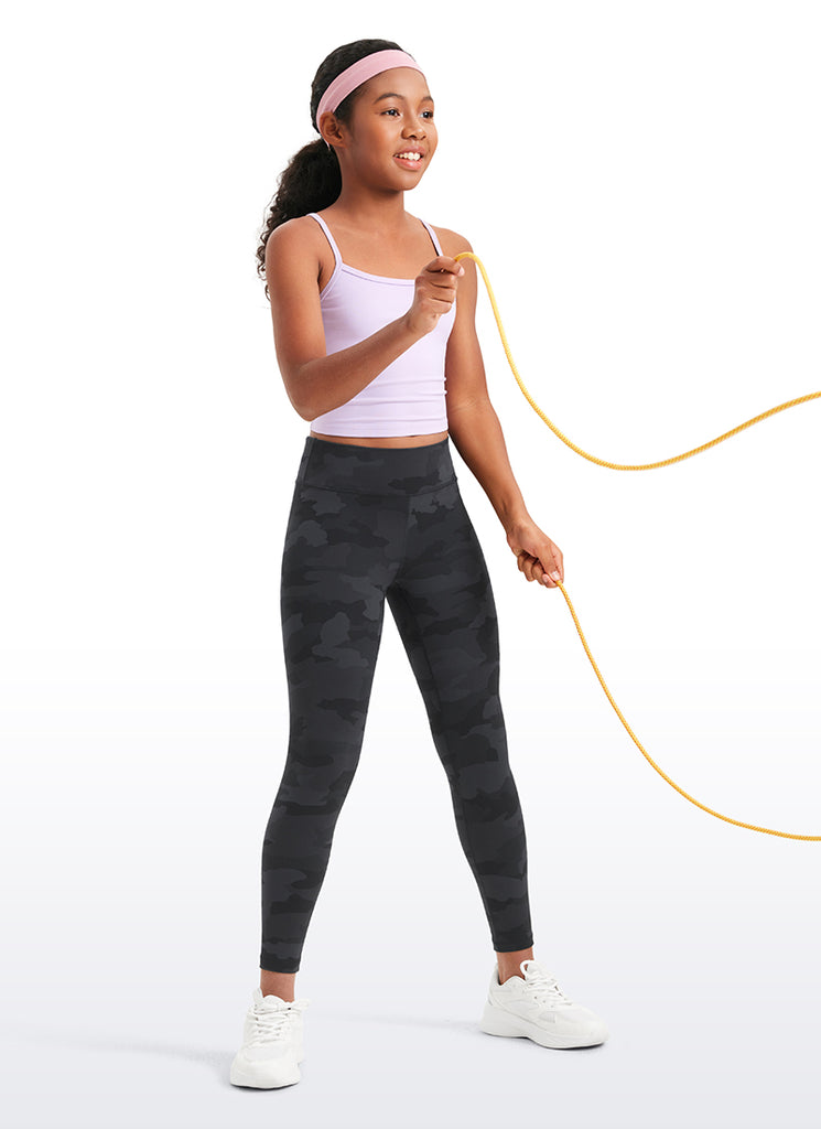 CRZ YOGA Girl's Active Sports Yoga Lounge Butterluxe Yoga Leggings Cambric Blue