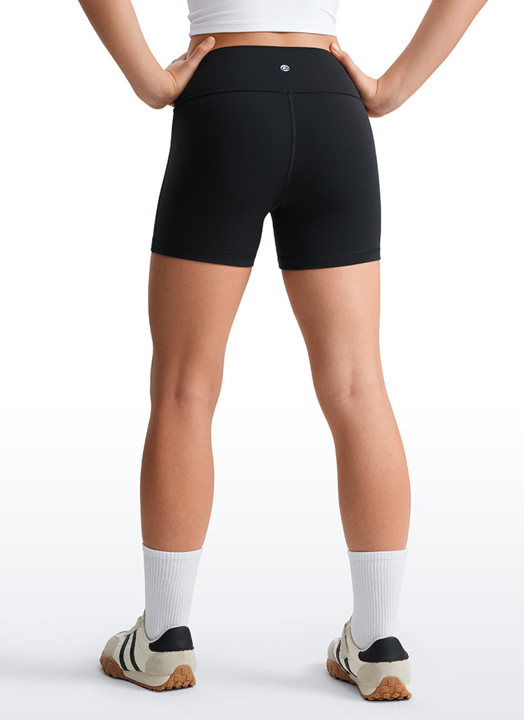 CRZ YOGA Girl's Active Sports Yoga Lounge Butterluxe Yoga Shorts 3'' Black