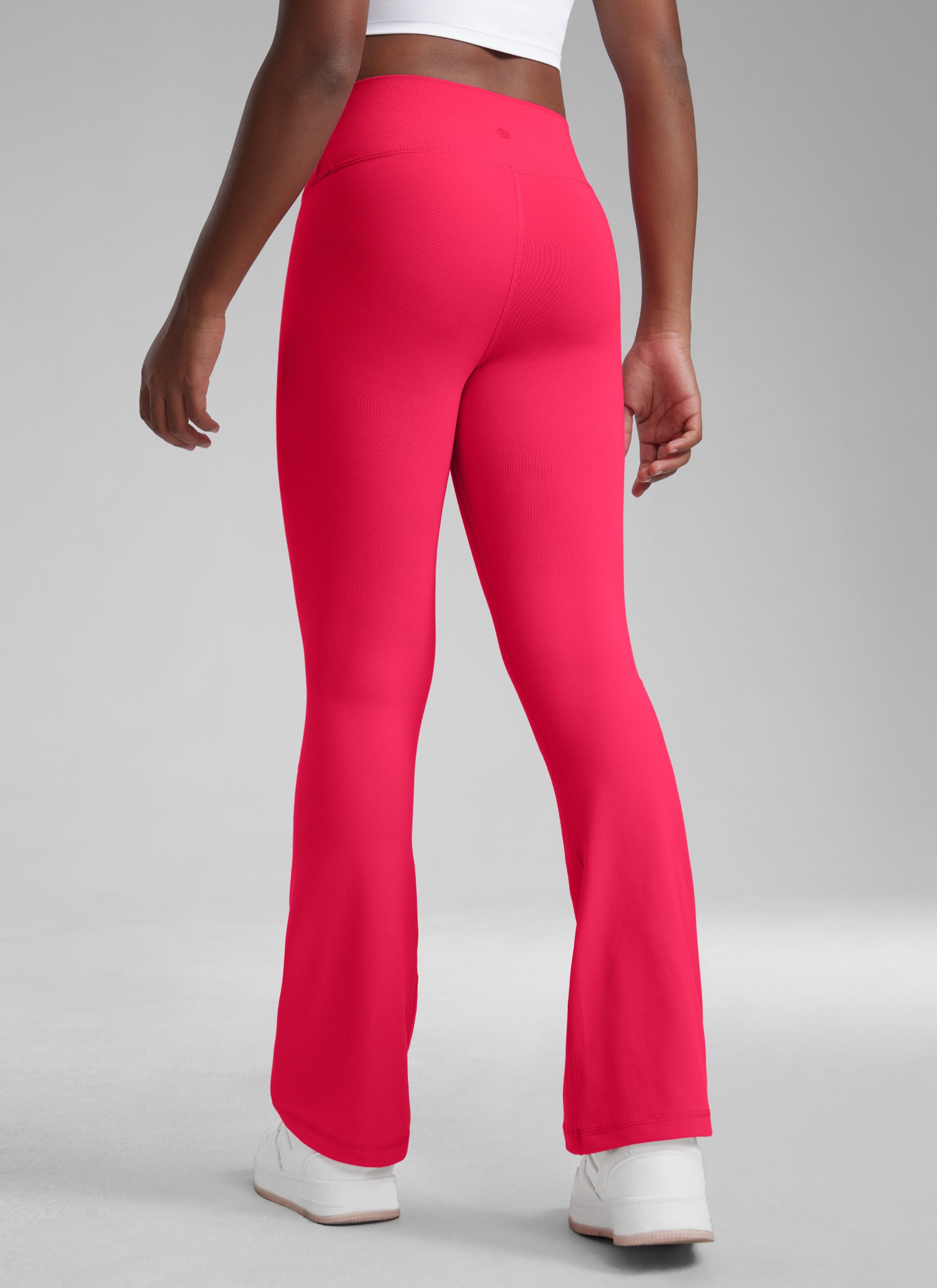 CRZ YOGA Girl's Active Sports Yoga Lounge Butterluxe Flare Leggings Taupe