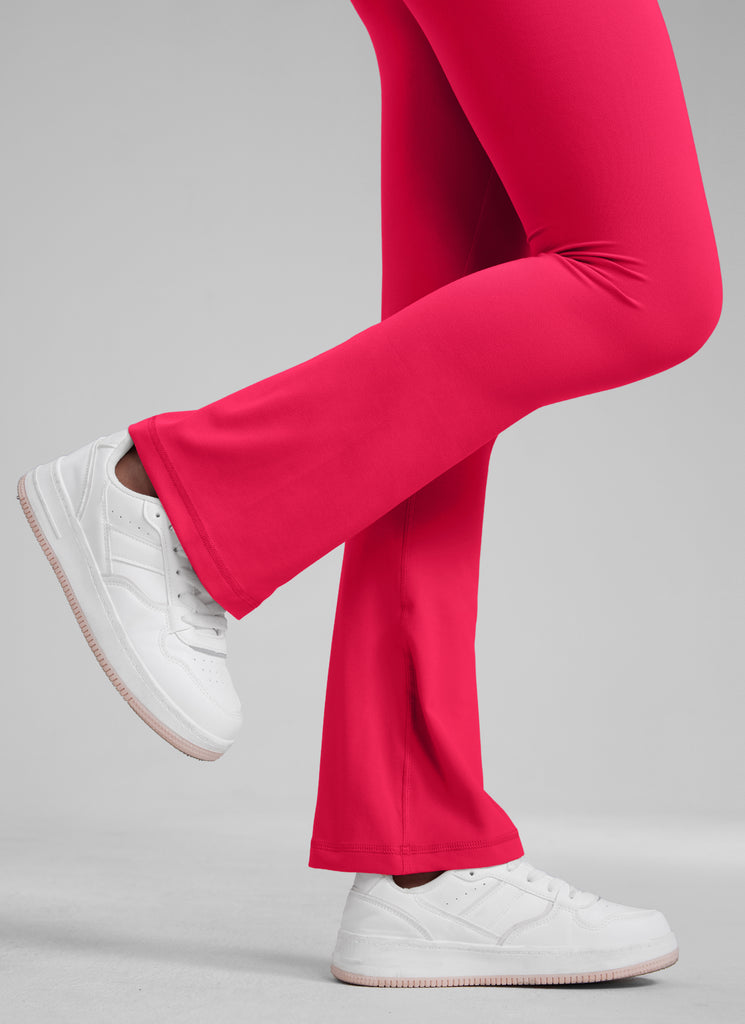 CRZ YOGA Girl's Active Sports Yoga Lounge Butterluxe Flare Leggings Taupe