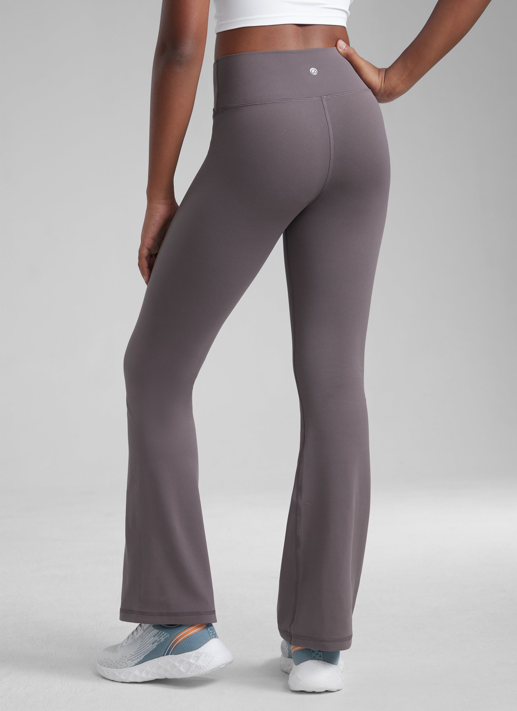 CRZ YOGA Girl's Active Sports Yoga Lounge Butterluxe Flare Leggings True Navy