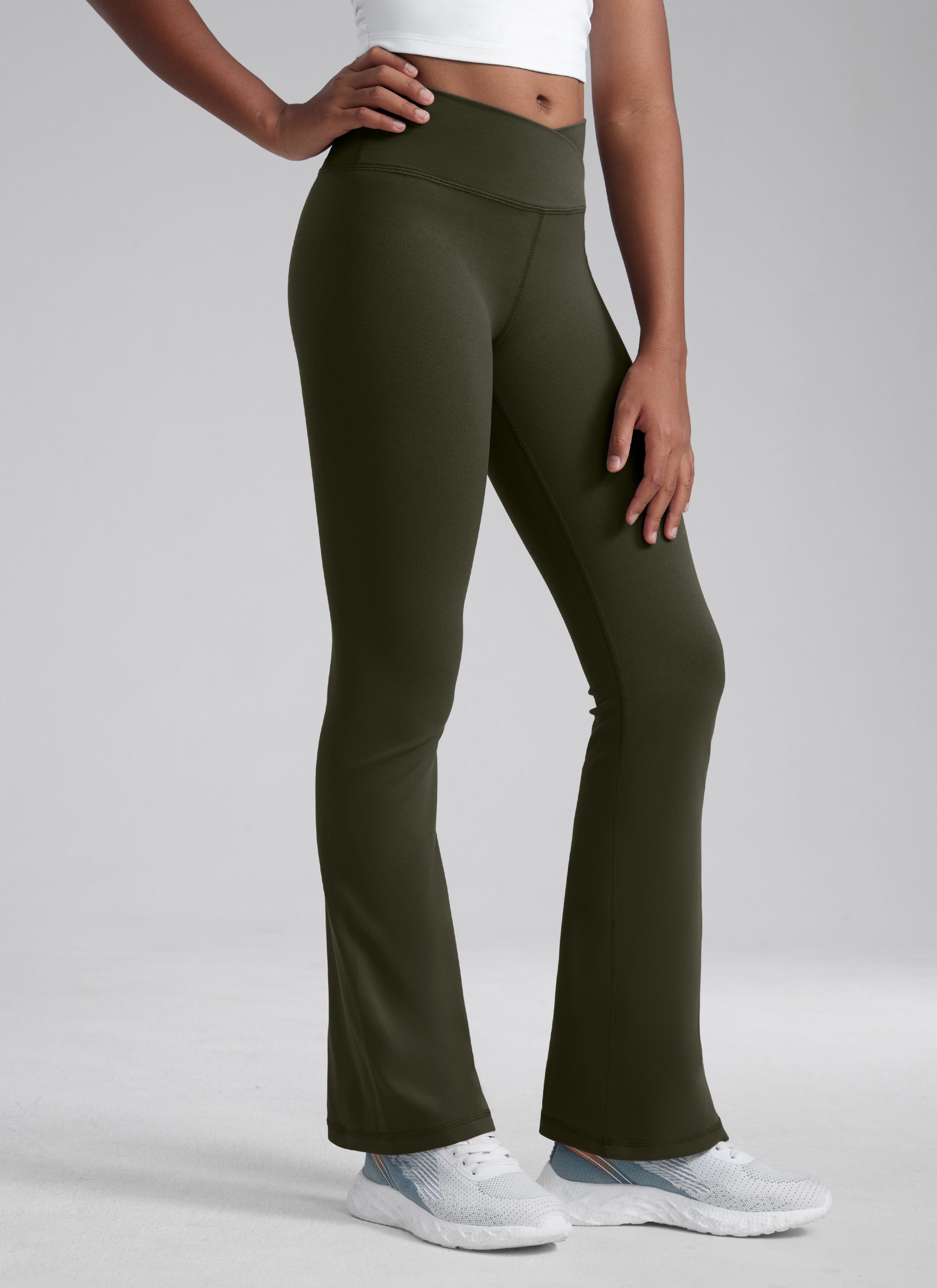 CRZ YOGA Girl's Active Sports Yoga Lounge Butterluxe Flare Leggings Raspberry Sorbet