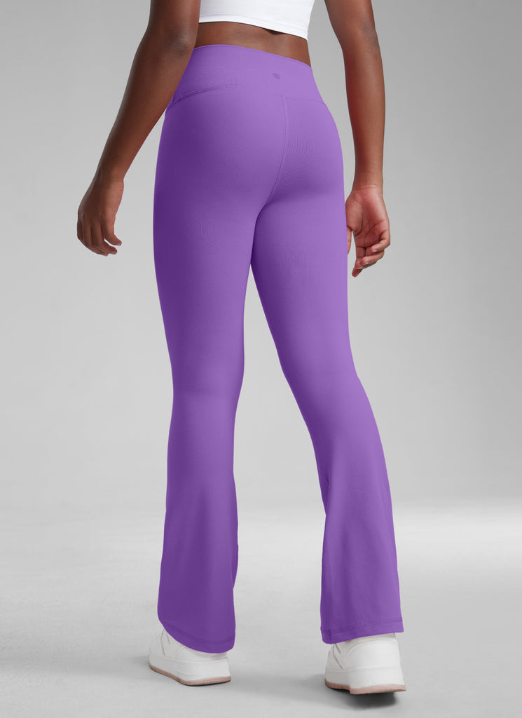 CRZ YOGA Girl's Active Sports Yoga Lounge Butterluxe Flare Leggings Raspberry Sorbet