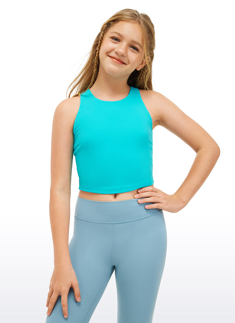 Butterluxe Girls Double Lined Racerback Tank Tops