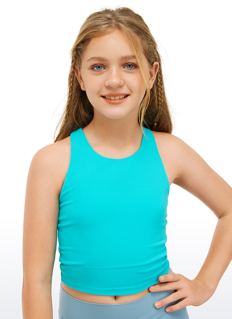 Butterluxe Girls Double Lined Racerback Tank Tops