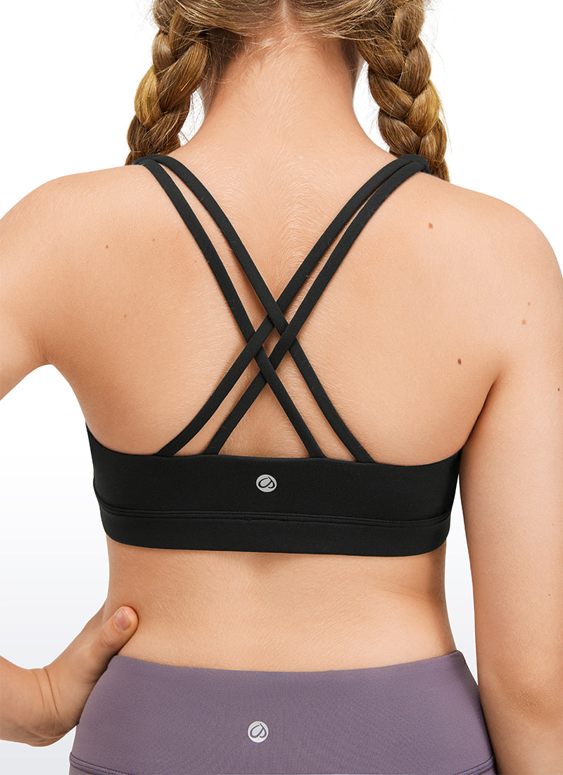 Butterluxe Girls Sport Bra Strappy Back