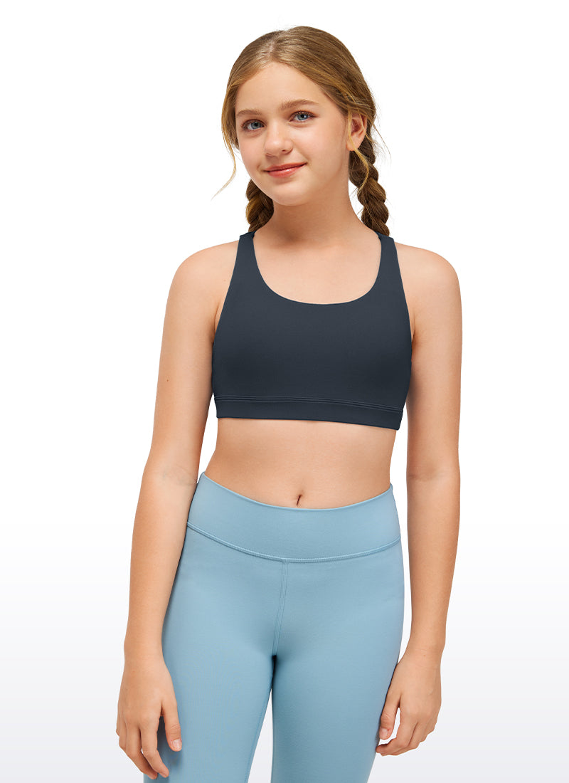 Butterluxe Girls Sport Bra Strappy Back