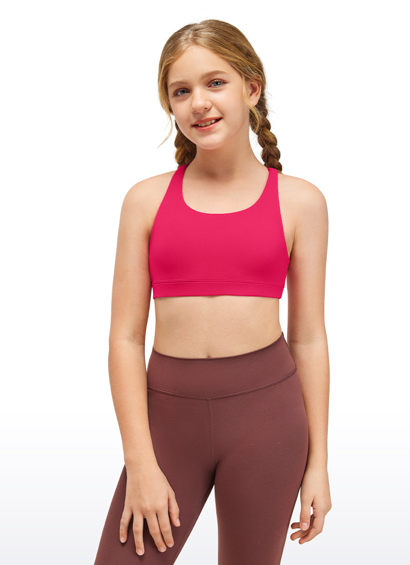 Butterluxe Girls Sport Bra Strappy Back