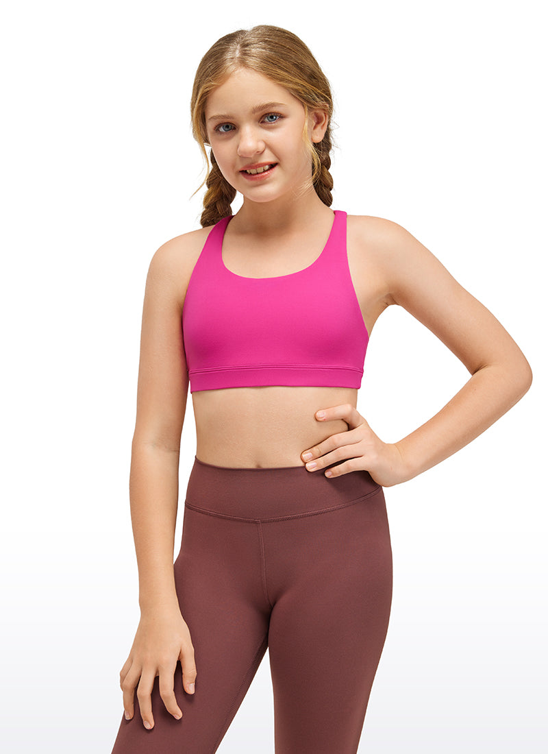 Butterluxe Girls Sport Bra Strappy Back