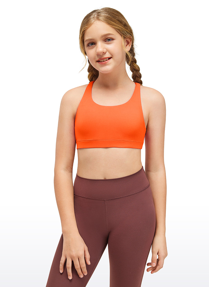 Butterluxe Girls Sport Bra Strappy Back