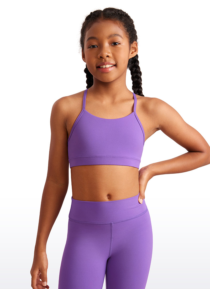 Butterluxe Girls Sports Bras Y Back