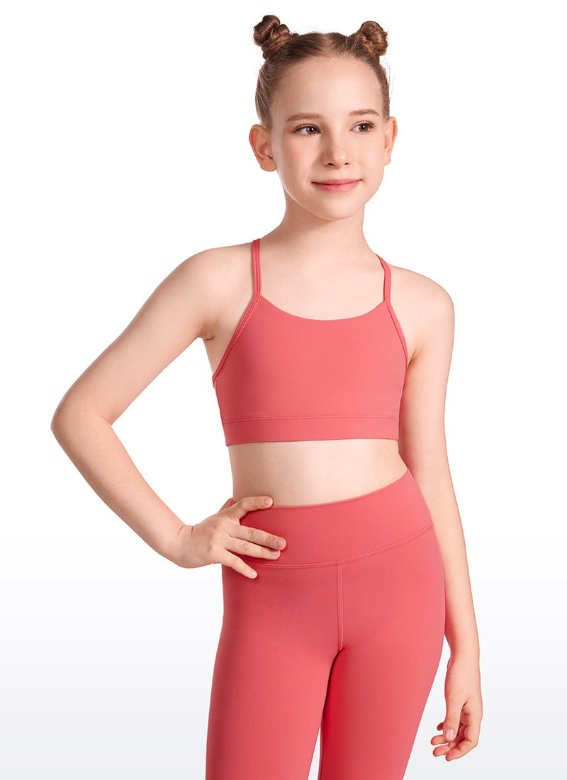 Butterluxe Girls Sports Bras Y Back