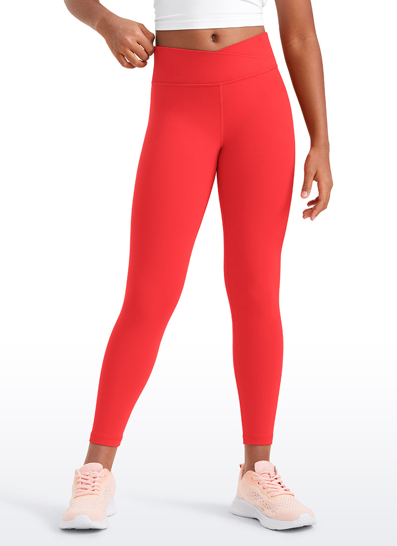 Butterluxe Girls Active Leggings - V Cross Waist