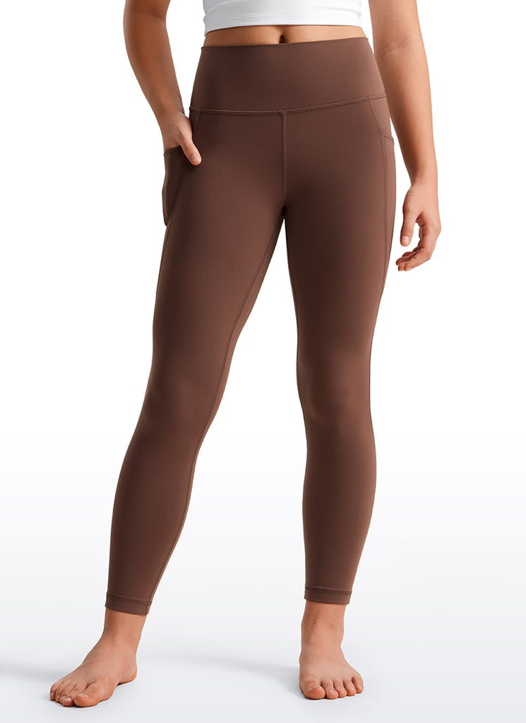 CRZ YOGA Girl's Active Sports Yoga Lounge Butterluxe Yoga Leggings Coffee Brown