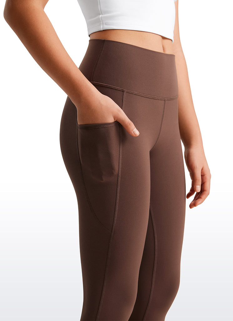 CRZ YOGA Girl's Active Sports Yoga Lounge Butterluxe Yoga Leggings Coffee Brown