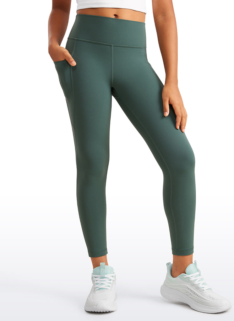 CRZ YOGA Girl's Active Sports Yoga Lounge Butterluxe Yoga Leggings Sparkle Blue