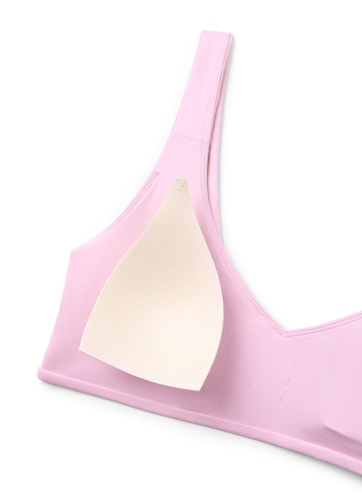 CRZ YOGA V Neck Bikini Padded Tops Swimsuit Madagascar Blue