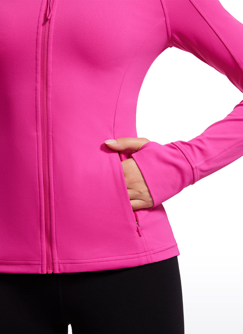 Butterluxe Full Zip Long Sleeves with Thumb Holes