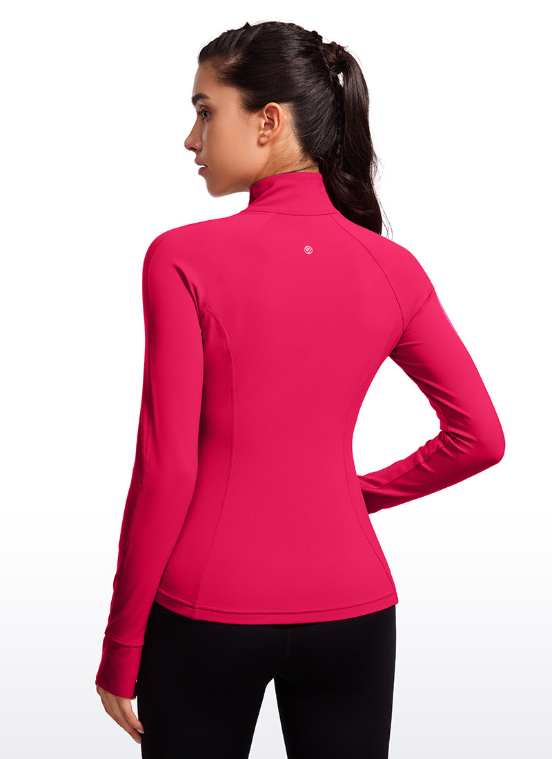 Butterluxe Full Zip Long Sleeves with Thumb Holes