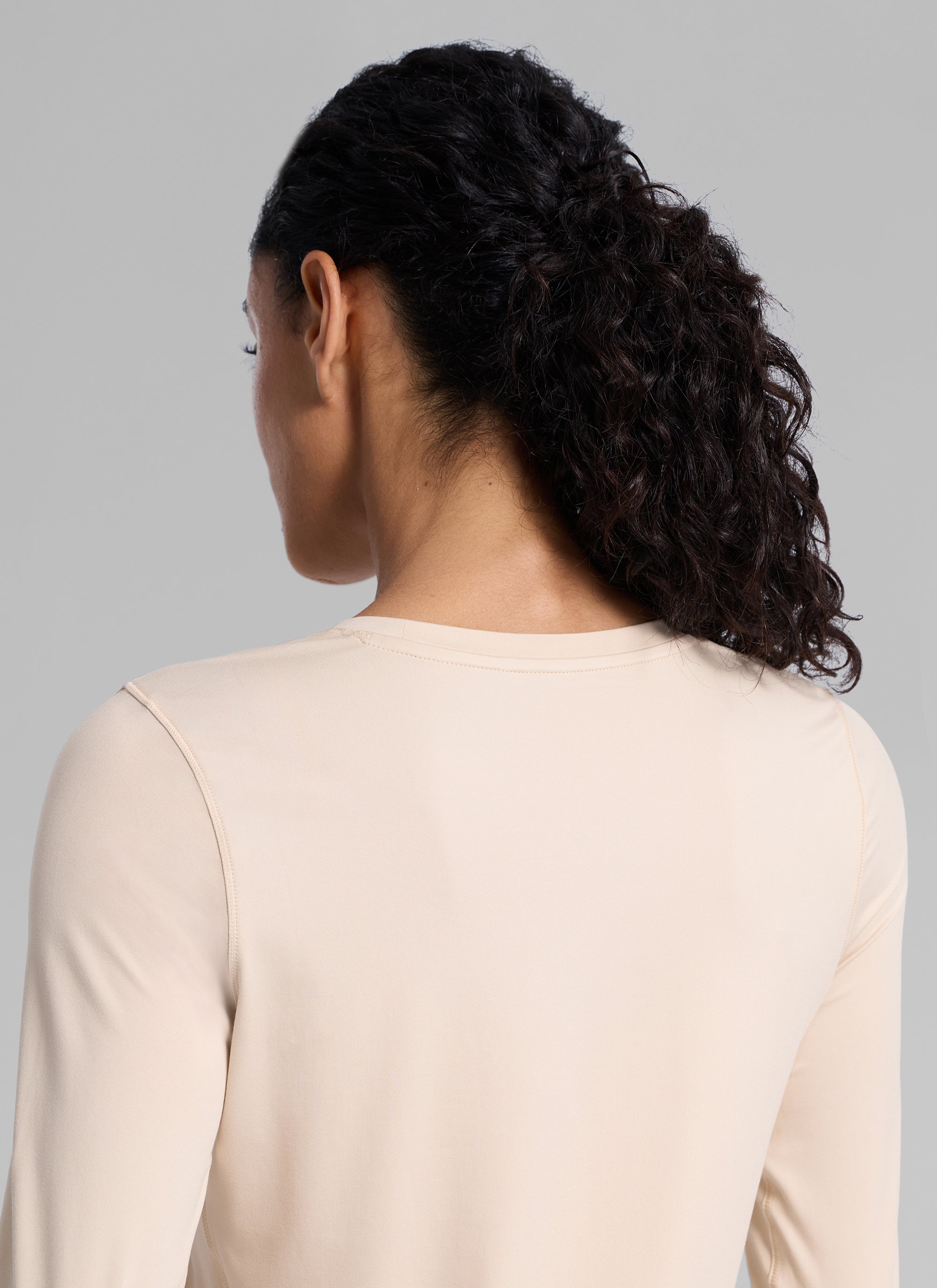 CRZ YOGA Women UPF 50+ Running Lightweight Loose Fit Long Sleeves Quick Dry Iron Blue