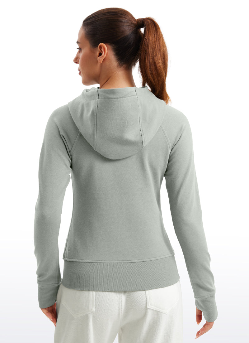 Amenity Full Zip ThumbHole Hoodie