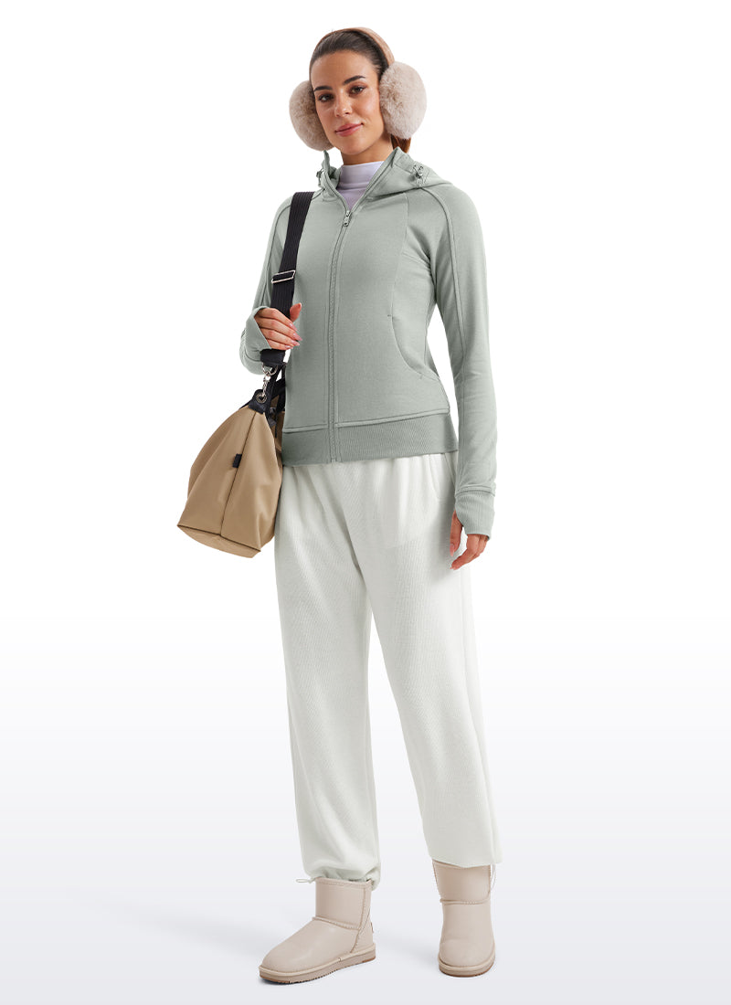 Amenity Full Zip ThumbHole Hoodie