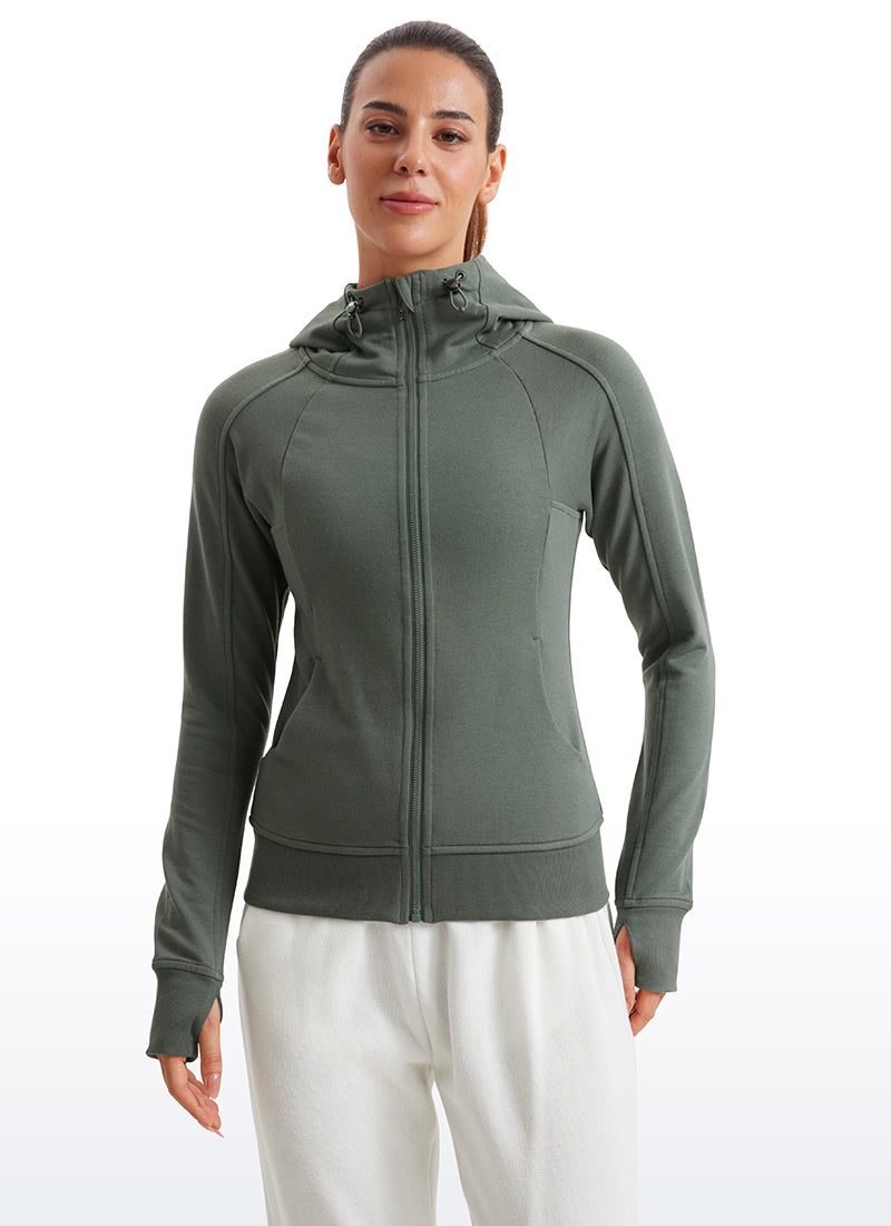 Amenity Full Zip ThumbHole Hoodie