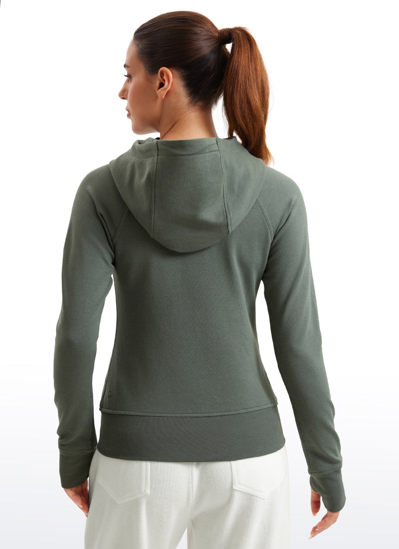 Amenity Full Zip ThumbHole Hoodie